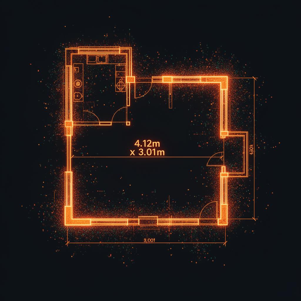 Room being scanned